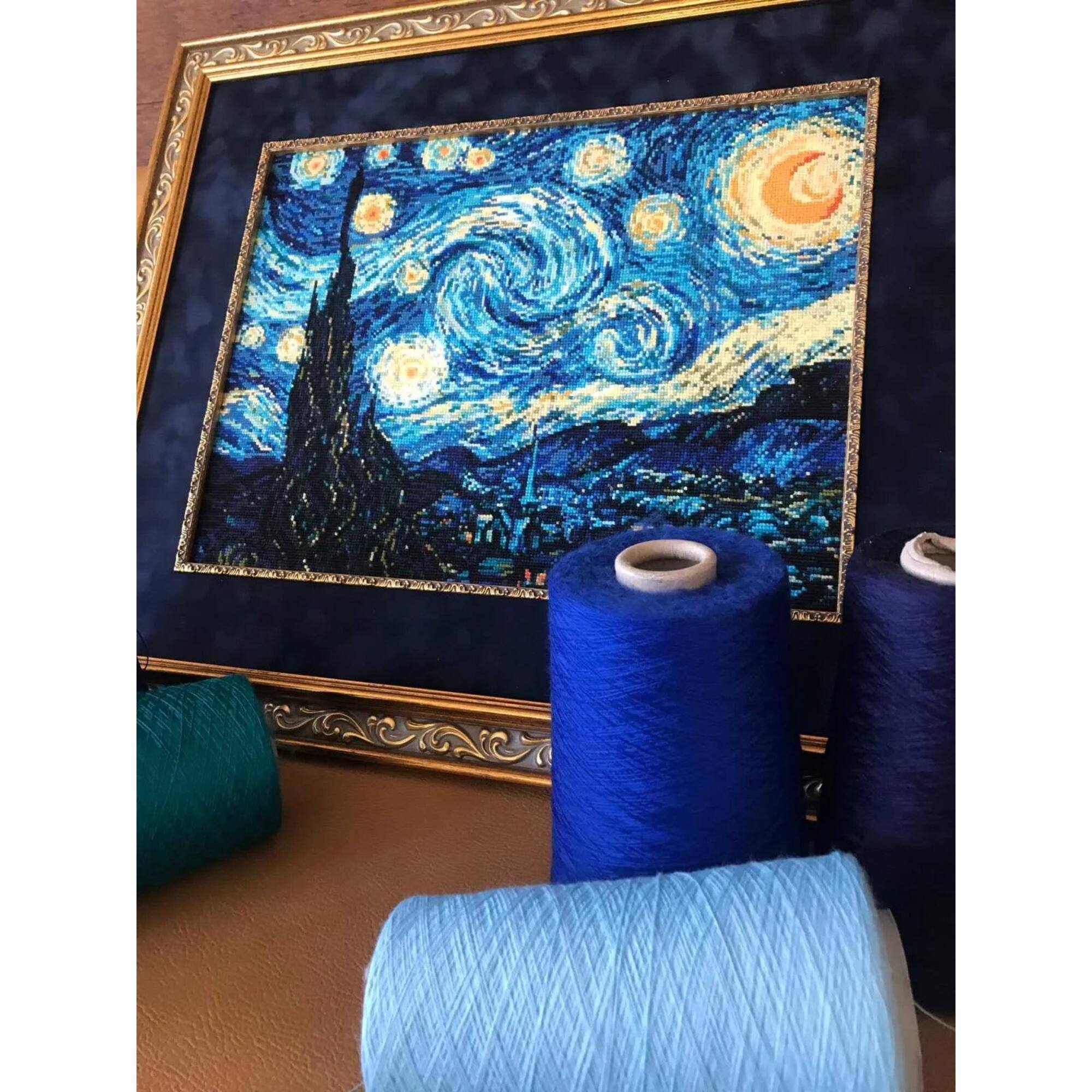 RIOLIS Starry Night after Van Gogh Counted Cross-Stitch Kit